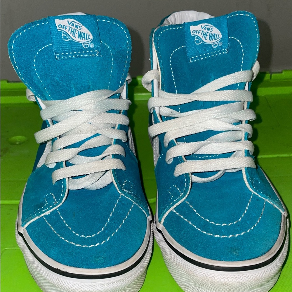 Vans Kids Teal High-Top Sneakers